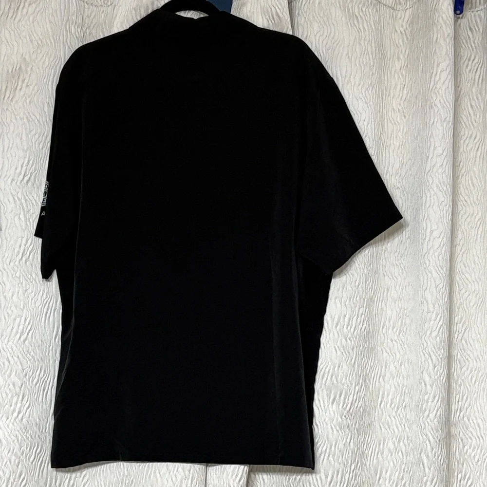 Harley-Davidson Black Short Sleeve Button Shirt with Barbed Wire -Hawaii - Picture 2 of 7